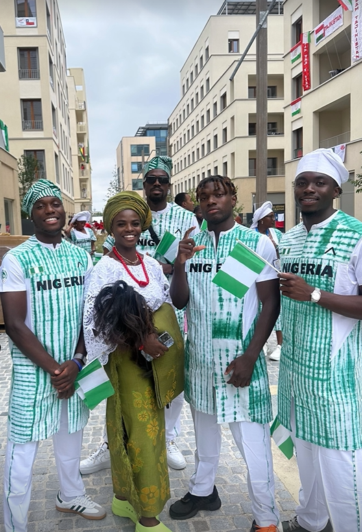 Team Nigeria In Special Cultural Attire For Paris 2024 Olympics